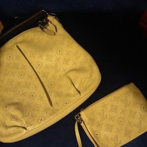 LV "Celine" Bag with match Clutch